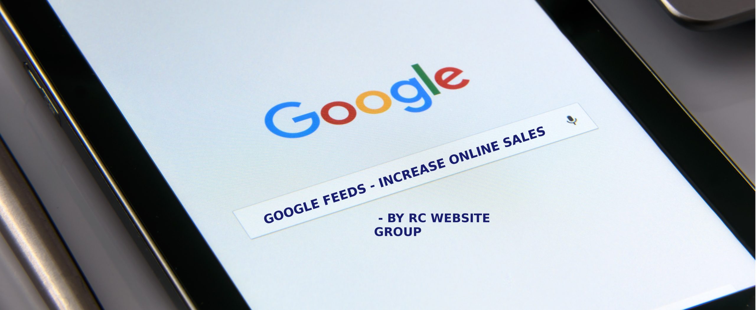 Google Product Feeds Banner