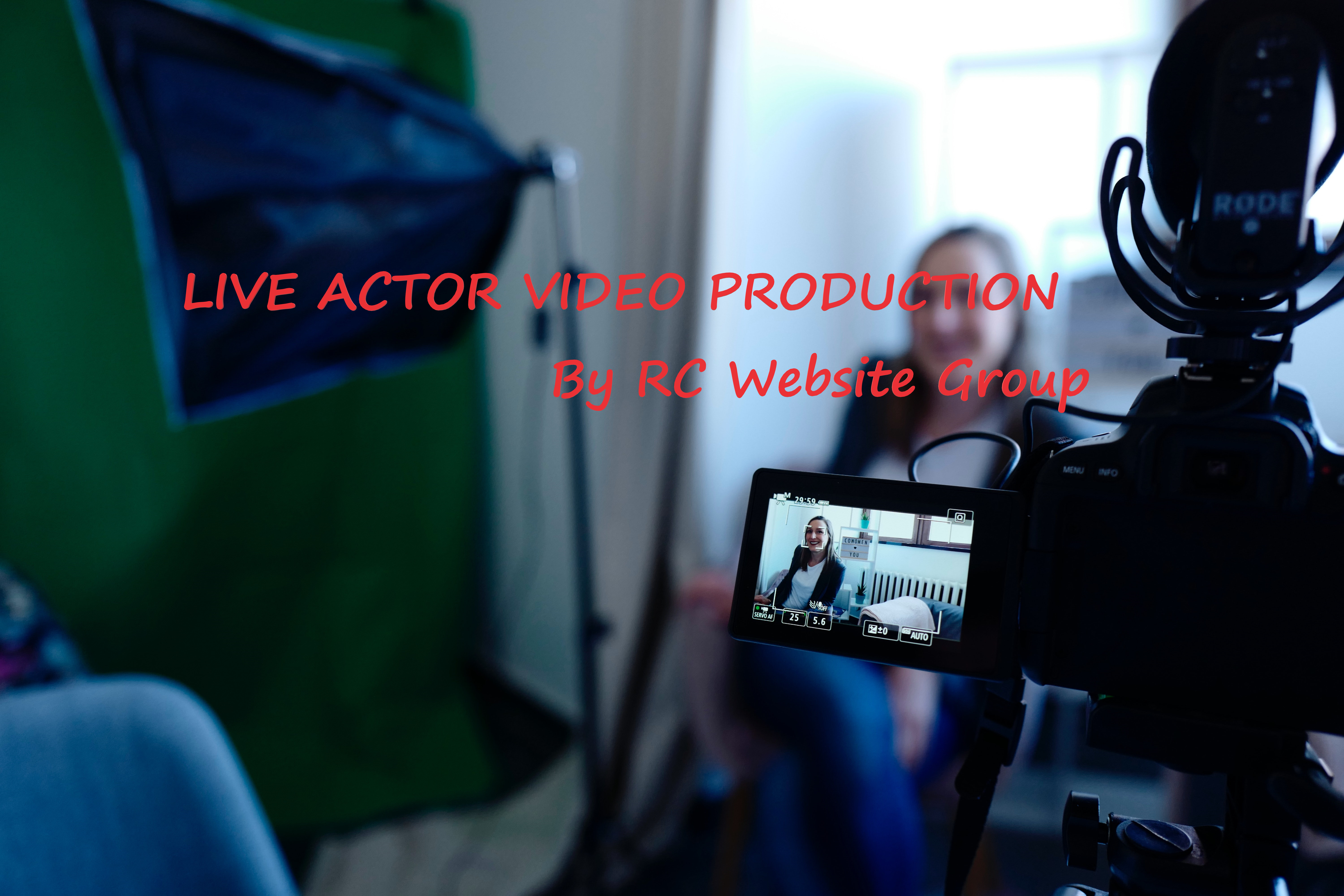 Live Actor Video Production Banner