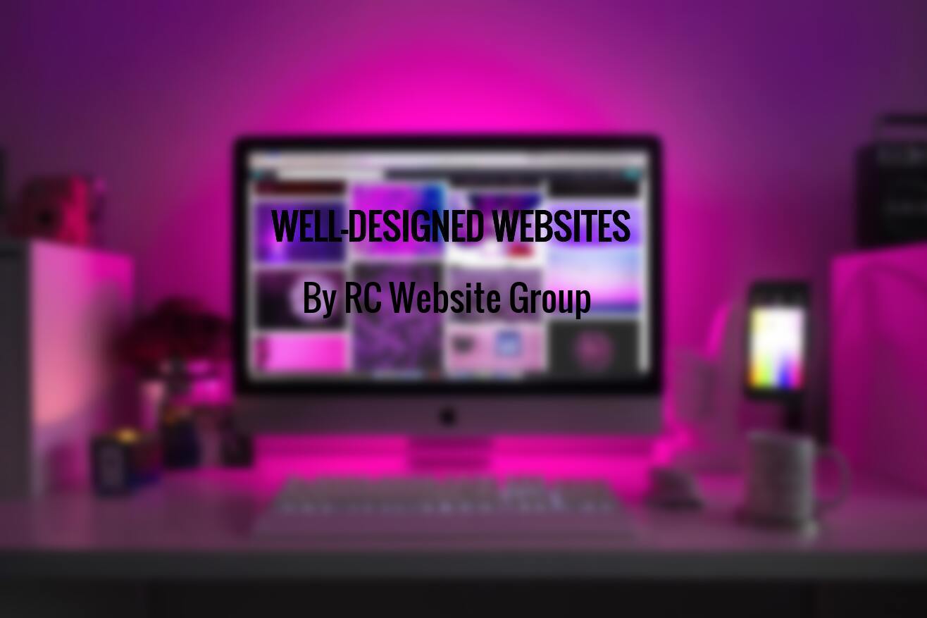 Well Designed Websites Banner