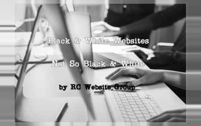 Striking Website Designs | Black & White Website Designs Anyone? It Is Not Such A Black & White Decision …